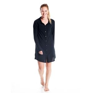 Oiselle black shirt dress- size 4